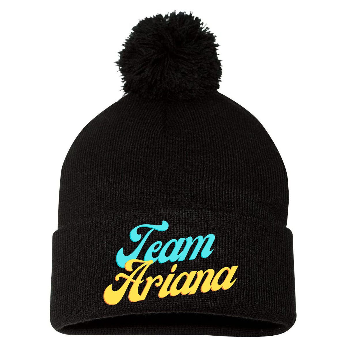 Team Ariana VPR Pump Rules Pom Pom 12in Knit Beanie