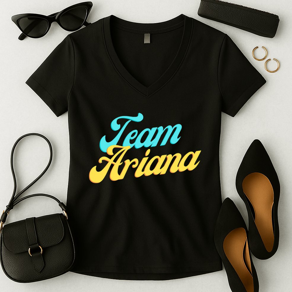 Team Ariana VPR Pump Rules Women's V-Neck T-Shirt