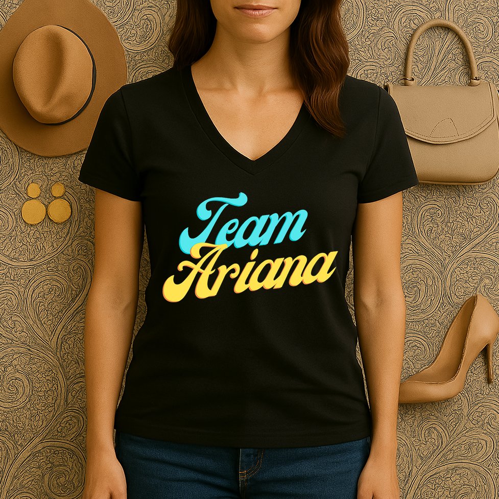 Team Ariana VPR Pump Rules Women's V-Neck T-Shirt