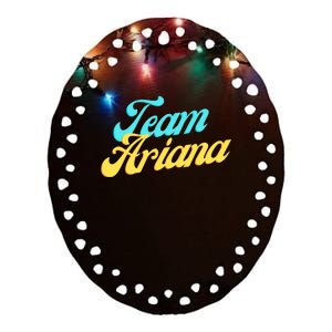 Team Ariana VPR Pump Rules Ceramic Oval Ornament