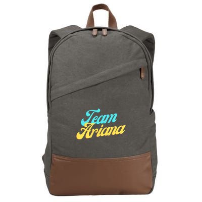 Team Ariana VPR Pump Rules Cotton Canvas Backpack