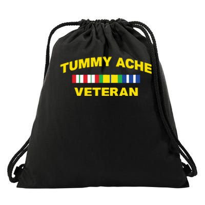 Tummy Ache Veteran Drawstring Bag