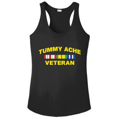 Tummy Ache Veteran Ladies PosiCharge Competitor Racerback Tank
