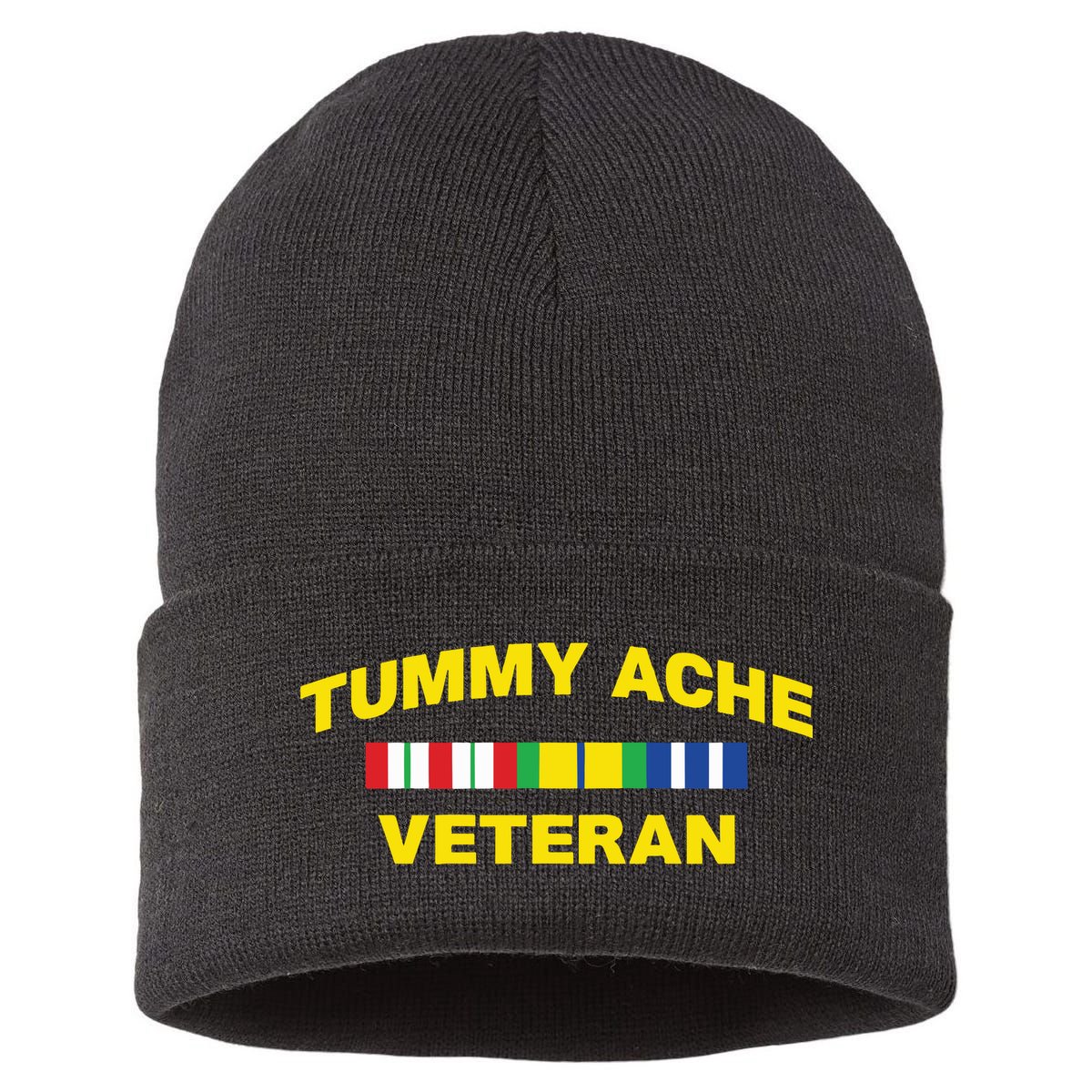 Tummy Ache Veteran Sustainable Knit Beanie