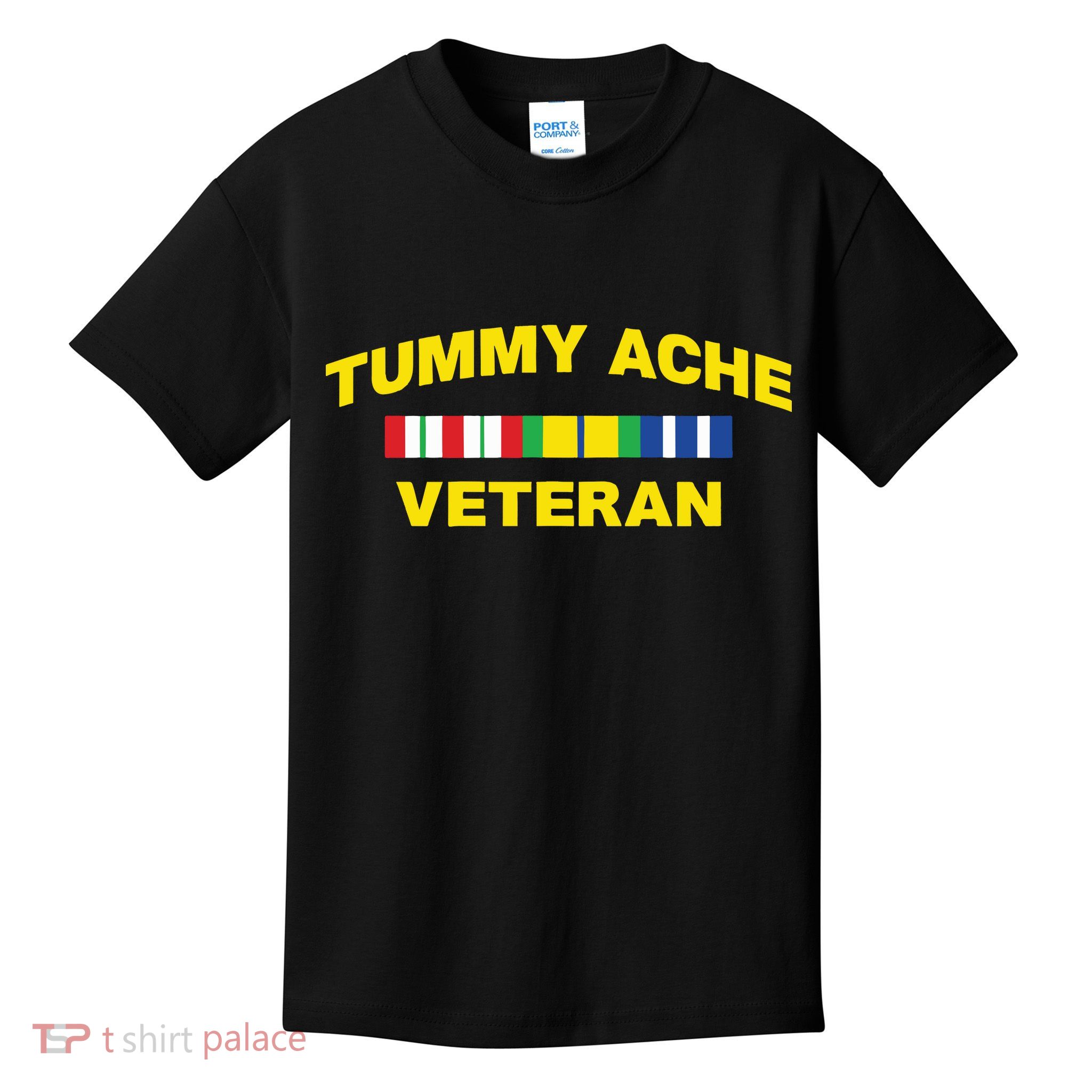 Tummy Ache Veteran Kids T-Shirt