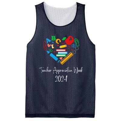 Teacher Appreciation Week 2024 Mesh Reversible Basketball Jersey Tank