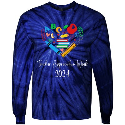 Teacher Appreciation Week 2024 Tie-Dye Long Sleeve Shirt