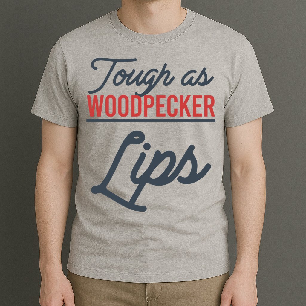Tough As Woodpecker Lips Bird Animal Nature T-Shirt