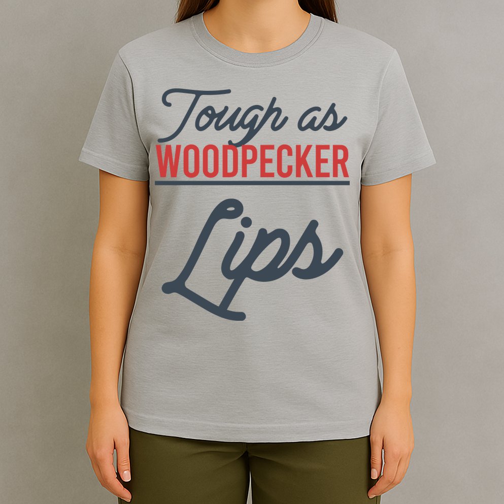 Tough As Woodpecker Lips Bird Animal Nature T-Shirt