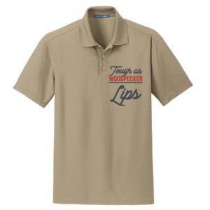 Tough As Woodpecker Lips Bird Animal Nature Dry Zone Grid Polo