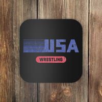 Team American Wrestling Vintage Coaster