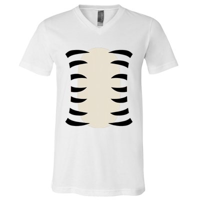 Tiger Adult Women Tiger Costume V-Neck T-Shirt