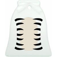 Tiger Adult Women Tiger Costume Ceramic Bell Ornament