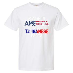 Taiwanese American With Flags Distressed Meaningful Gift Garment-Dyed Heavyweight T-Shirt