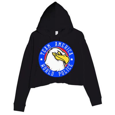 Team America World Police Crop Fleece Hoodie