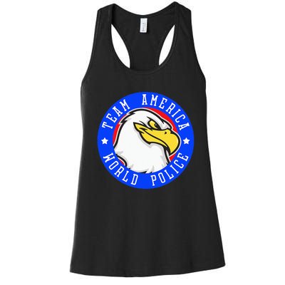 Team America World Police Women's Racerback Tank