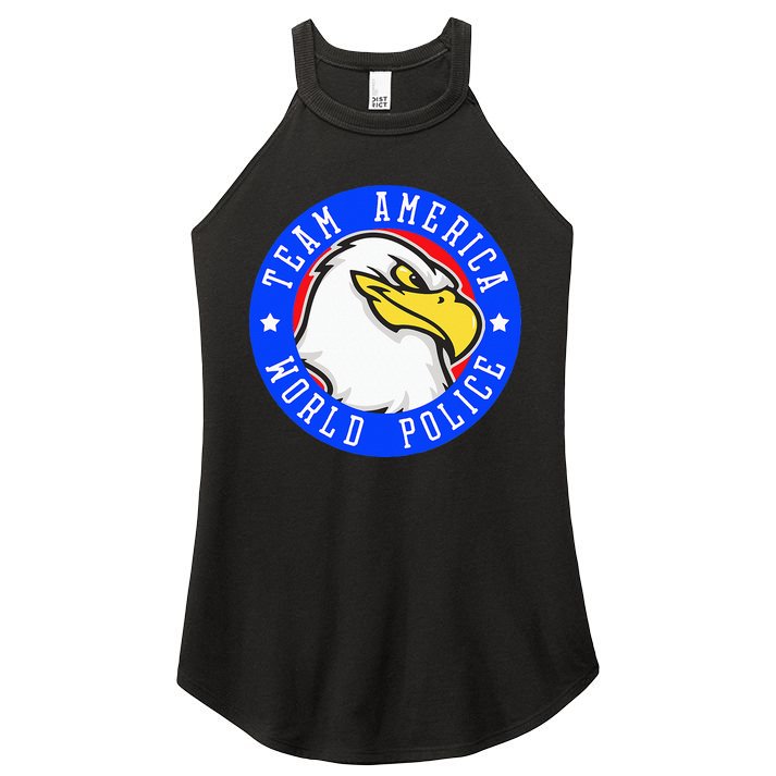 Team America World Police Women's Perfect Tri Rocker Tank