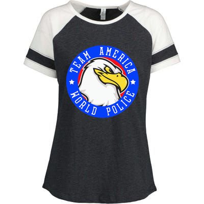 Team America World Police Enza Ladies Jersey Colorblock Tee