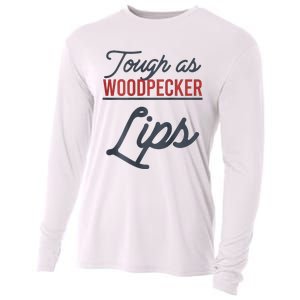 Tough As Woodpecker Lips Bird Animal Nature Cooling Performance Long Sleeve Crew