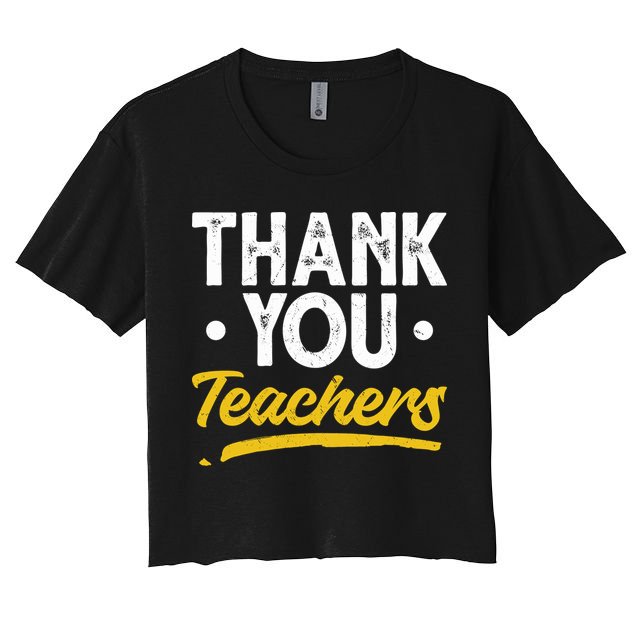 Teacher Appreciation Week Thank You Teachers Appreciation Gift Crop Top