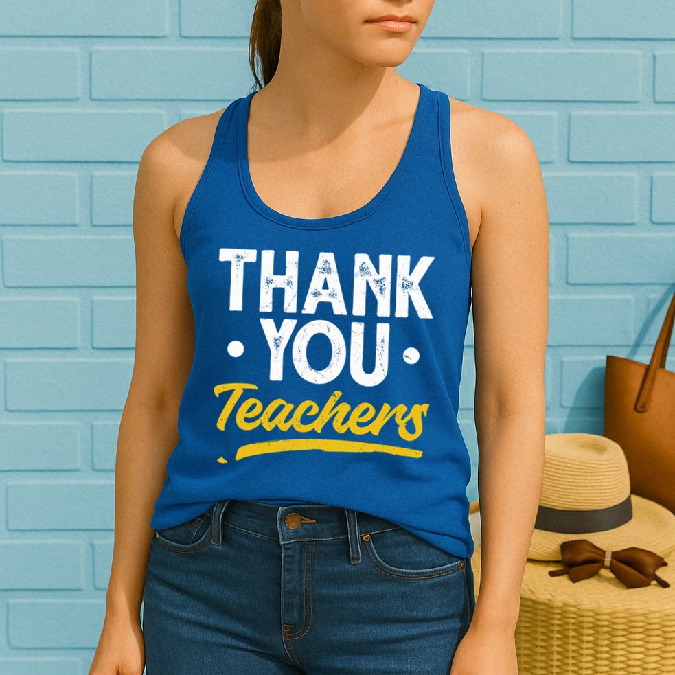 Teacher Appreciation Week Thank You Teachers Appreciation Gift Womens Tank Top