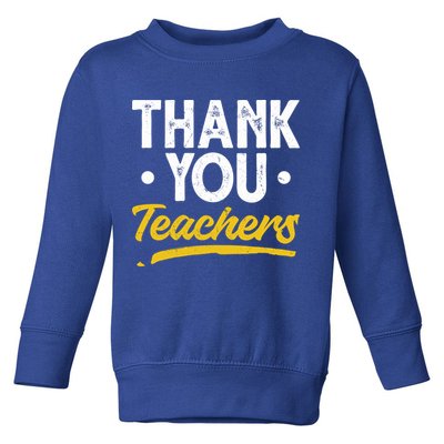 Teacher Appreciation Week Thank You Teachers Appreciation Gift Toddler Sweatshirt