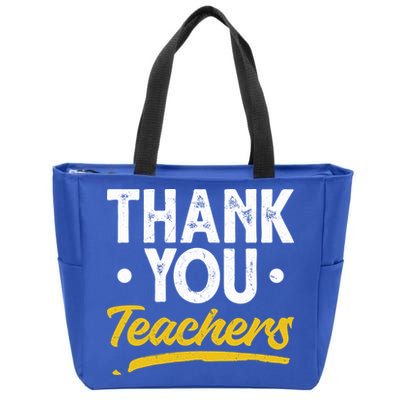 Teacher Appreciation Week Thank You Teachers Appreciation Gift Zip Tote Bag