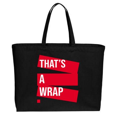 That's A Wrap Cotton Canvas Jumbo Tote