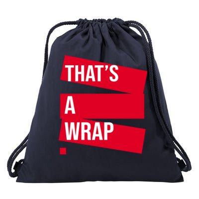 That's A Wrap Drawstring Bag