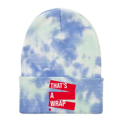 That's A Wrap Tie Dye 12in Knit Beanie