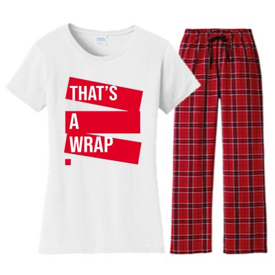 That's A Wrap Women's Flannel Pajama Set