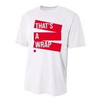 That's A Wrap Youth Performance Sprint T-Shirt