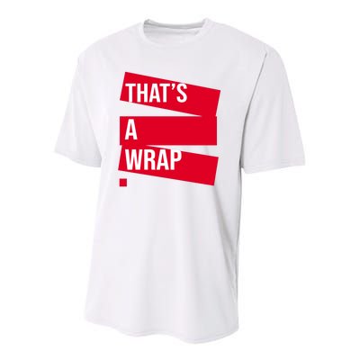 That's A Wrap Youth Performance Sprint T-Shirt