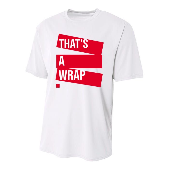 That's A Wrap Youth Performance Sprint T-Shirt