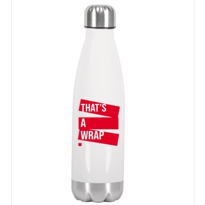 That's A Wrap Stainless Steel Insulated Water Bottle