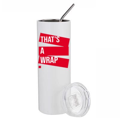 That's A Wrap Stainless Steel Tumbler