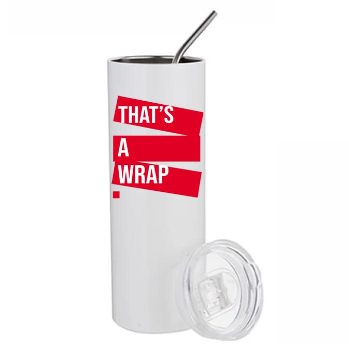 That's A Wrap Stainless Steel Tumbler