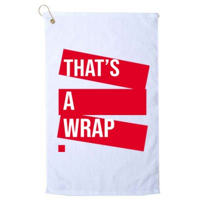 That's A Wrap Platinum Collection Golf Towel