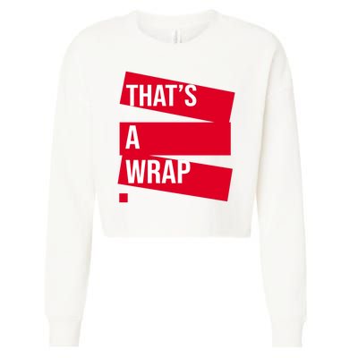 That's A Wrap Cropped Pullover Crew