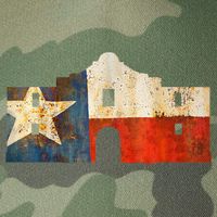 Texas Alamo Wrapped In A Rustic Texas Flag Legacy Tie Dye Trucker Hat