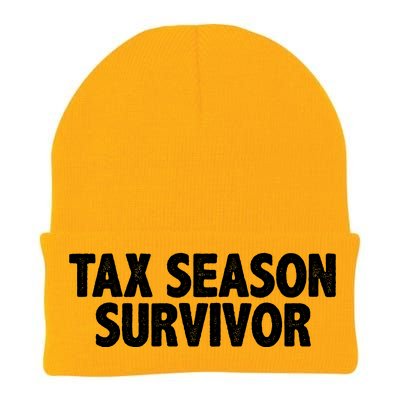 Tax Season Survivor Knit Cap Winter Beanie