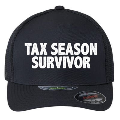 Tax Season Survivor Flexfit Unipanel Trucker Cap