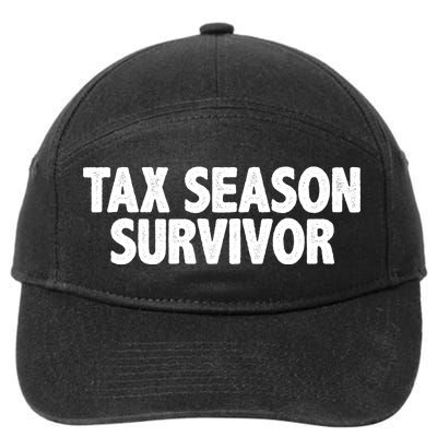 Tax Season Survivor 7-Panel Snapback Hat