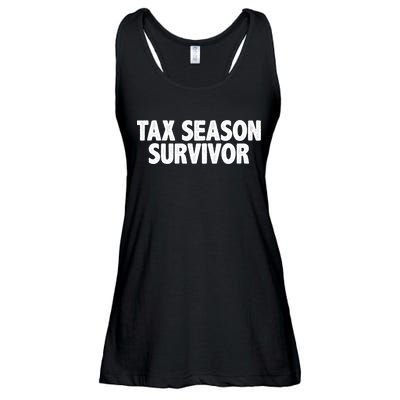 Tax Season Survivor Ladies Essential Flowy Tank