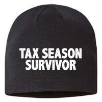 Tax Season Survivor Sustainable Beanie