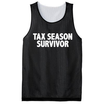 Tax Season Survivor Mesh Reversible Basketball Jersey Tank