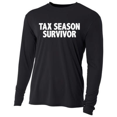 Tax Season Survivor Cooling Performance Long Sleeve Crew