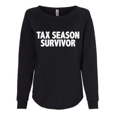 Tax Season Survivor Womens California Wash Sweatshirt