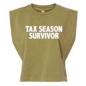 Tax Season Survivor Garment-Dyed Women's Muscle Tee