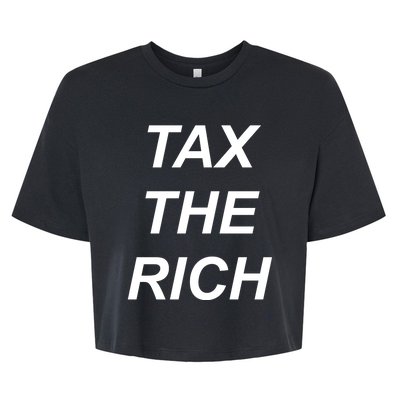 Tax The Rich Bella+Canvas Jersey Crop Tee